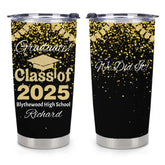 Customized Graduation Gifts - Personalized Name,School Name Graduation Celebration Themed Thermoses - A Gift For Children,Grandchildren,Graduates